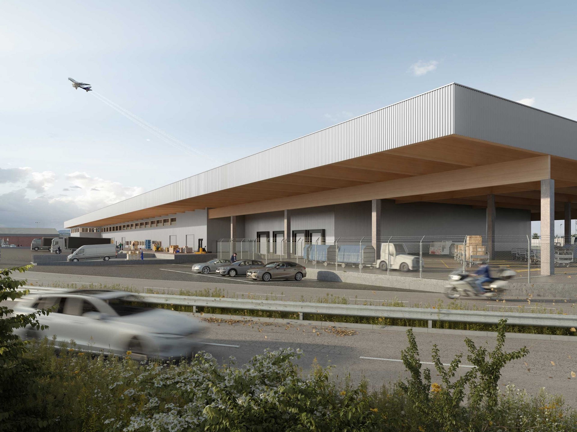 Frachthalle Rächtenwisen Flughafen Zürich