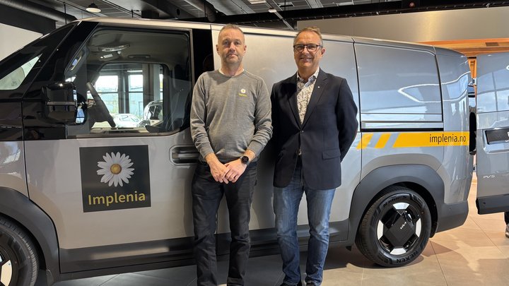 Implenia tester ut Kias nye elektriske varebil på prosjekter