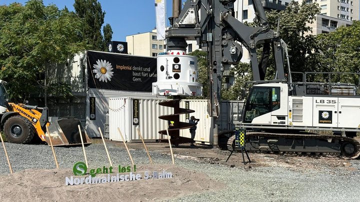 Spatenstich für die Nordmainische S-Bahn in Frankfurt