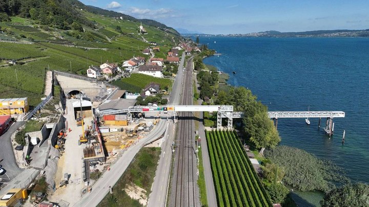 Tunnel Ligerz: Tiefbau-Kapazitäten im Multipack
