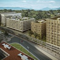 Implenia réalise cinq bâtiments dans le nouveau Quartier de l’Étang à Vernier