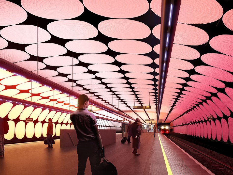 Visualization of the Lysaker-Fornebu tunnel in Norway